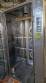 Programmable turbo oven in stainless steel, gas-powered.