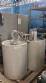 Polymer mixing tank with stainless steel shaft and diaphragm pump, 300 liters.