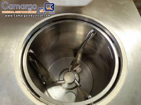 Italian gelato ice cream maker in stainless steel Frigomat 80/100 liters