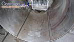 Stainless steel horizontal pressure vessel