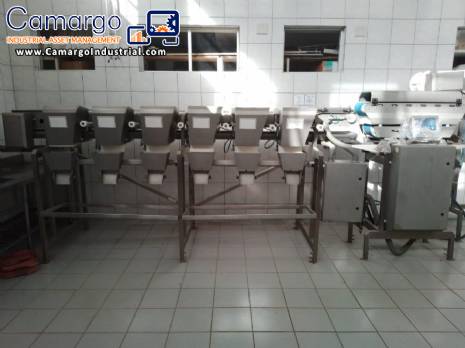 Selector and weigher for Lenke meat cuts