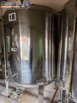 Zegla stainless steel mixing tank 3000 liters