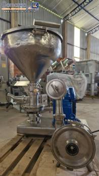 Triblender in-line mixer, Tri-blender in 316 stainless steel for food, 20 hp.