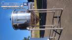 2500 liter stainless steel jacketed mixing tank