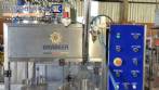 Stainless steel filling machine for beer liquids in Brabeer bottles