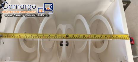 Bravaeco 50 liter stainless steel ribbon blender with internal coating