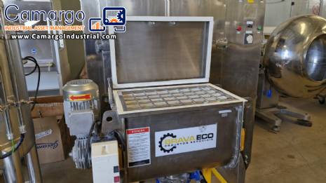 Bravaeco 50 liter stainless steel ribbon blender with internal coating