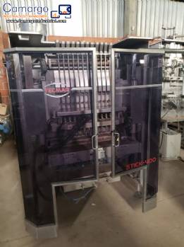 IMA Tecmar 12-way stick sachet filling machine for liquid powders.