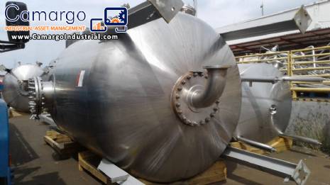 Dechlorinating pressure vessel 316 L 20.000 L Dechlorinating pressure vessel 316 L 20.000 L