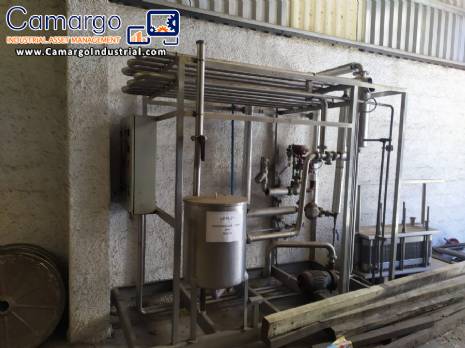 Plate pasteurizer 5000 liters/hour Plate pasteurizer 5000 liters/hour