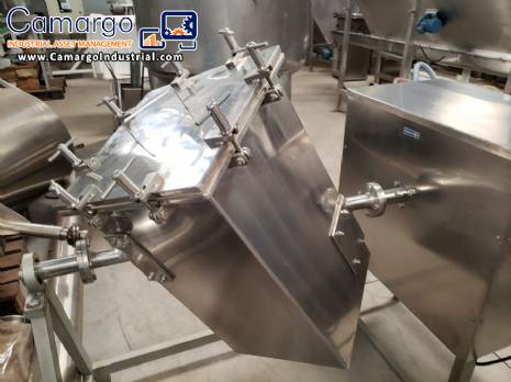 Stainless steel bin Erli mixer Stainless steel bin Erli mixer