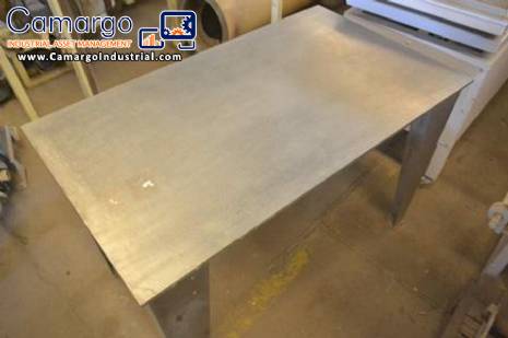 Stainless steel table for cooling candies and sweets Stainless steel table for cooling candies and sweets